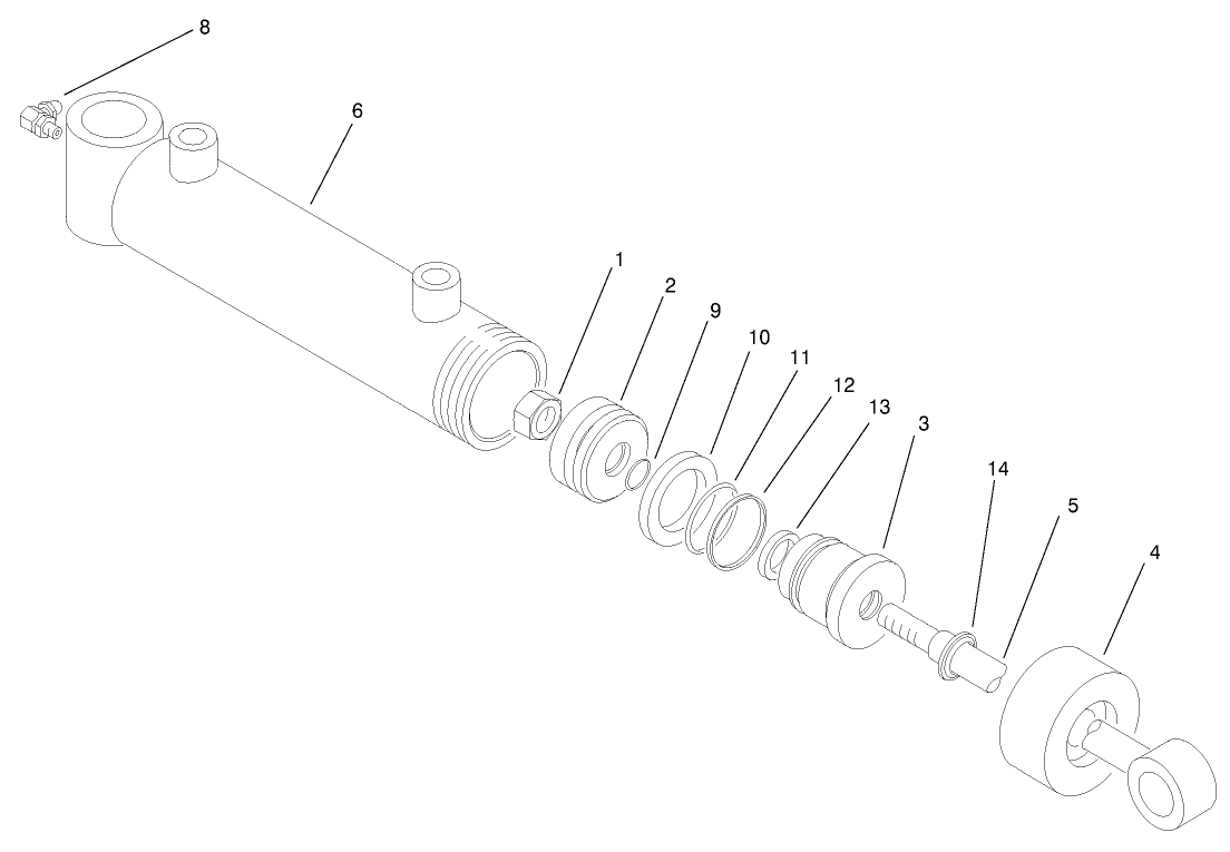 Hydraulic Lift Cylinder Assembly No. 93-2631