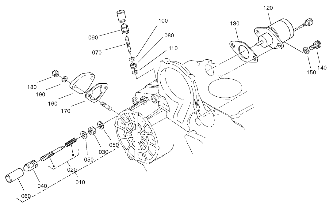 Idle Apparatus, Stop Solenoid and Cover Assembly