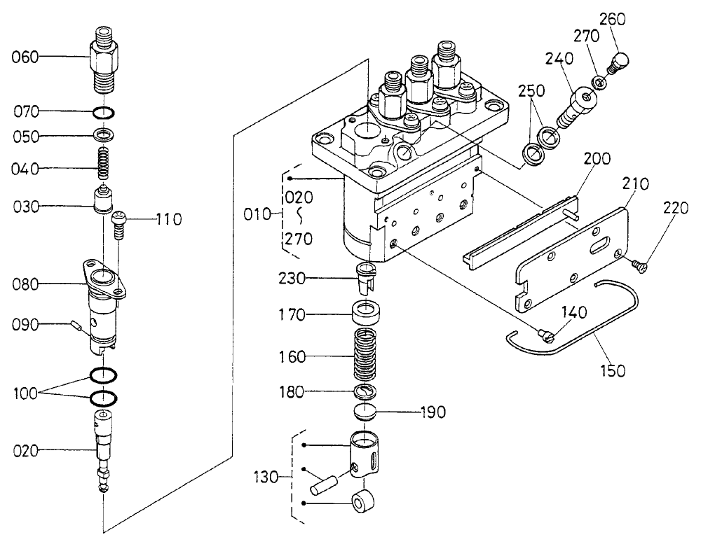 Injection Pump Component Assembly