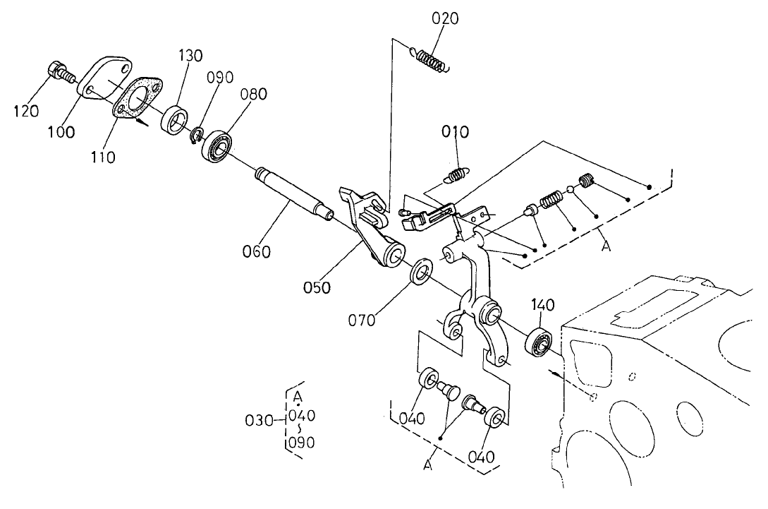 Fork Lever (Governor) Assembly