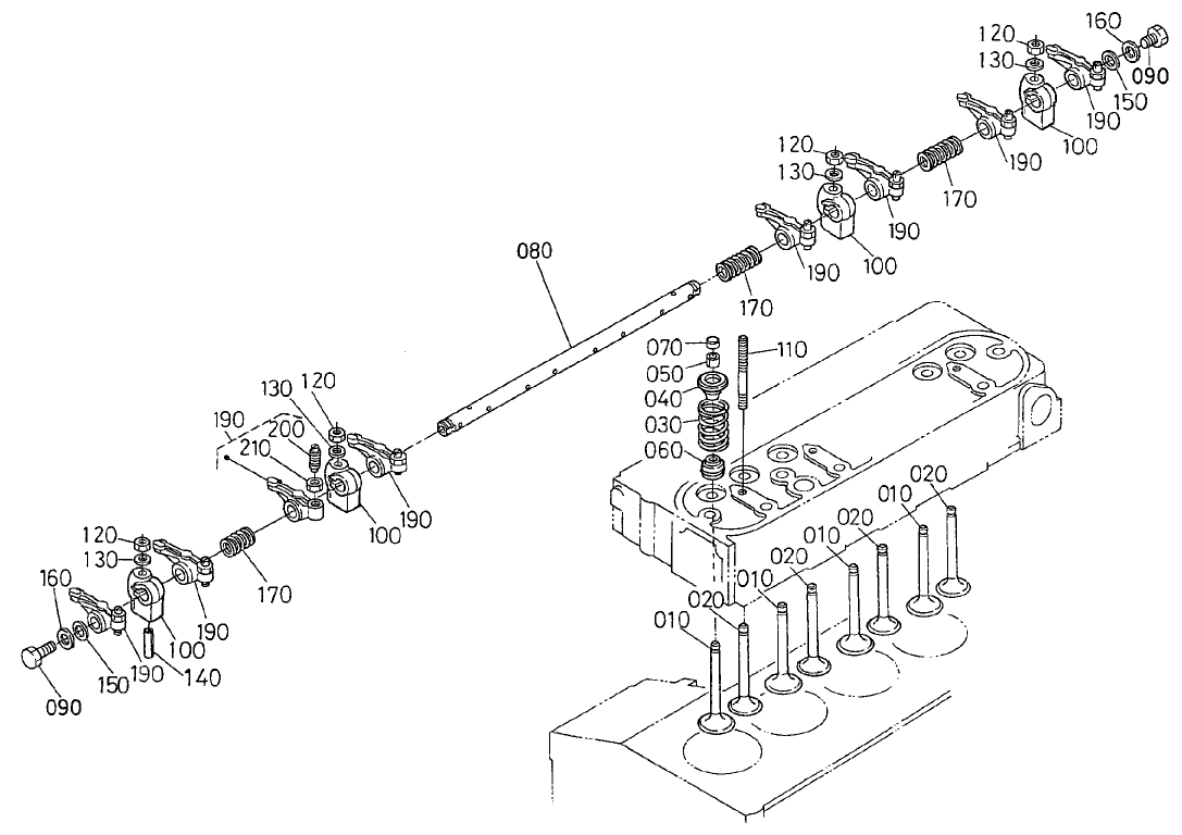 Valve and Rocker Arm Assembly