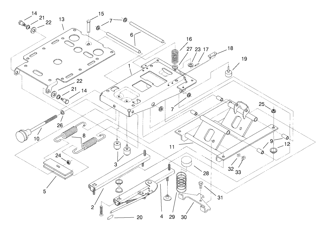 Seat Suspension Assembly No. 75-3000