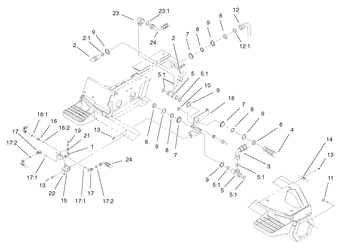 Front Hydraulic Drive Assembly