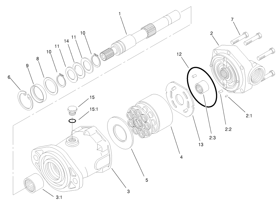Hydraulic Motor Assembly No. 92-7385