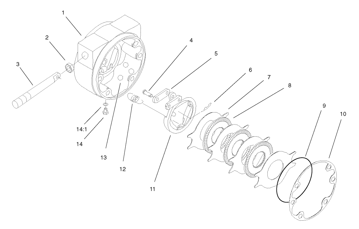 RH Brake Assembly No. 100-3069-03