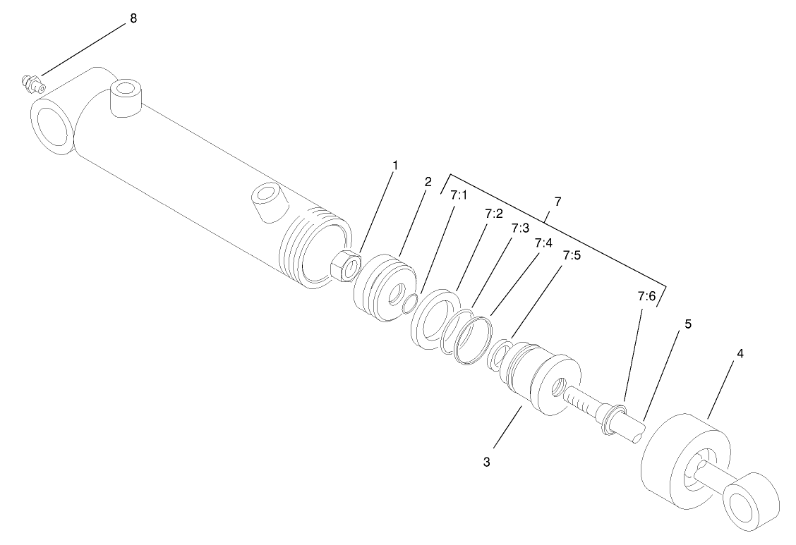 Hydraulic Cylinder Assembly No. 93-2650