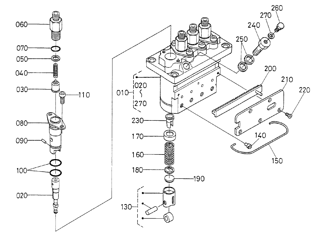 Injection Pump Component Assembly