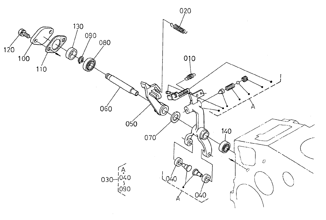 Fork Lever (Governor) Assembly