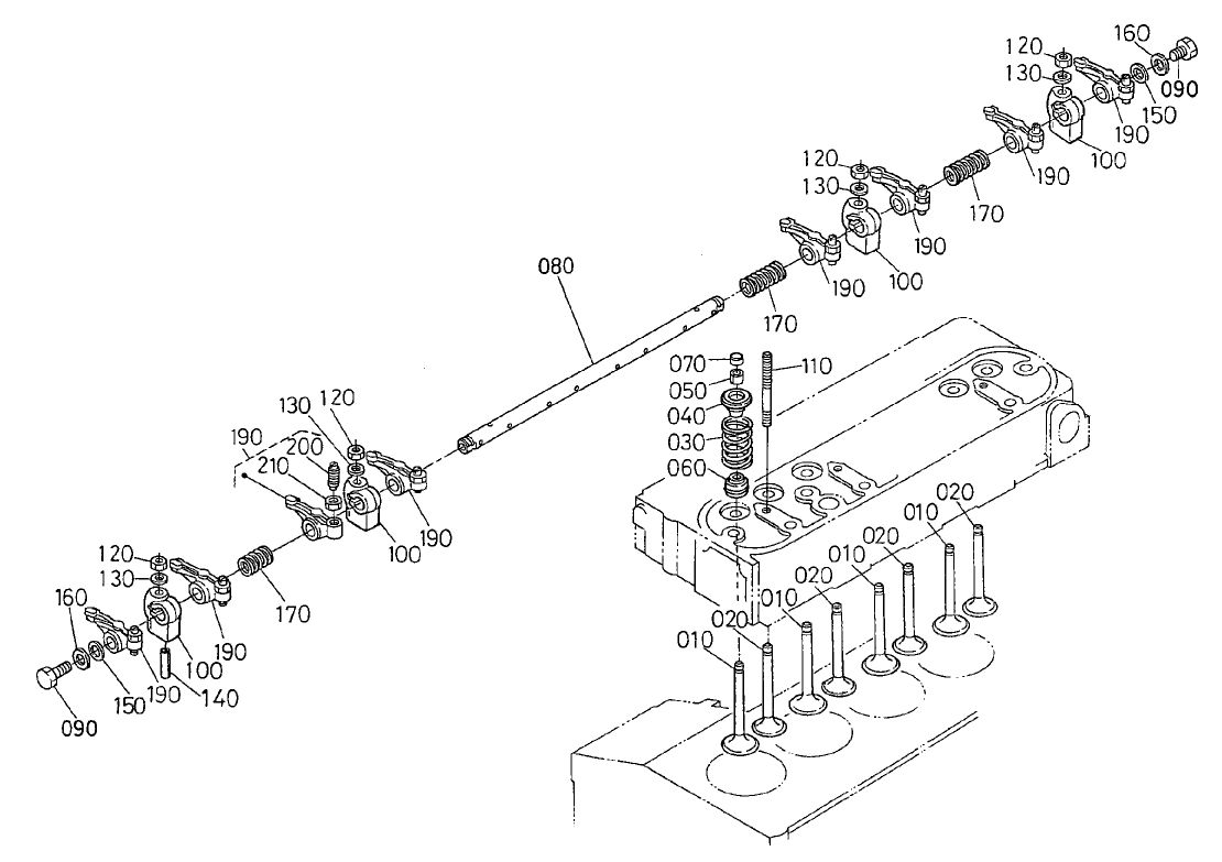 Valve and Rocker Arm Assembly