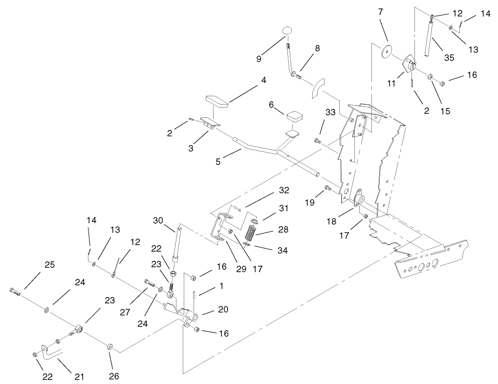Traction Pedal Assembly