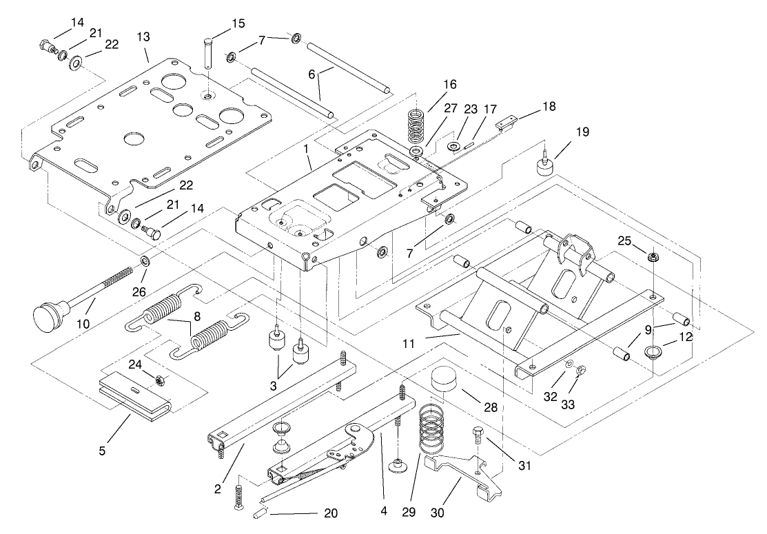 Seat Suspension Assembly No. 75-3000