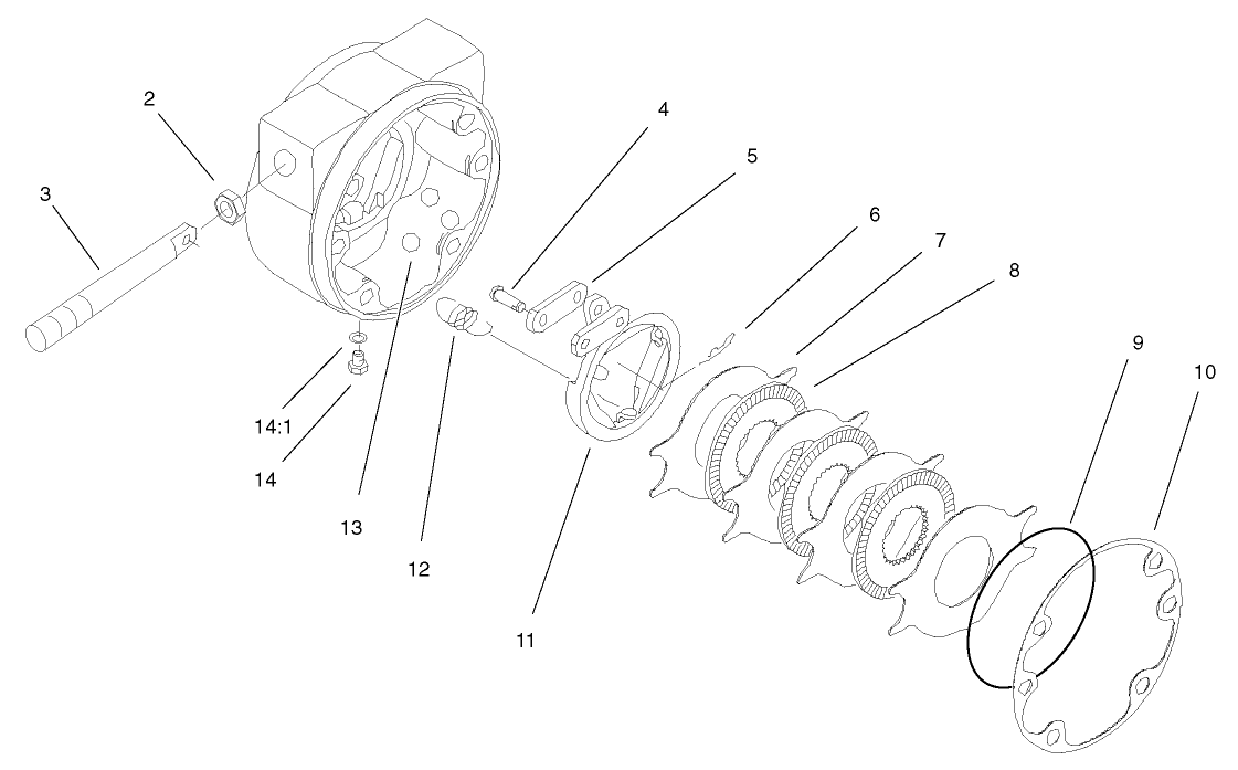 RH Brake Assembly No. 100-3069-03