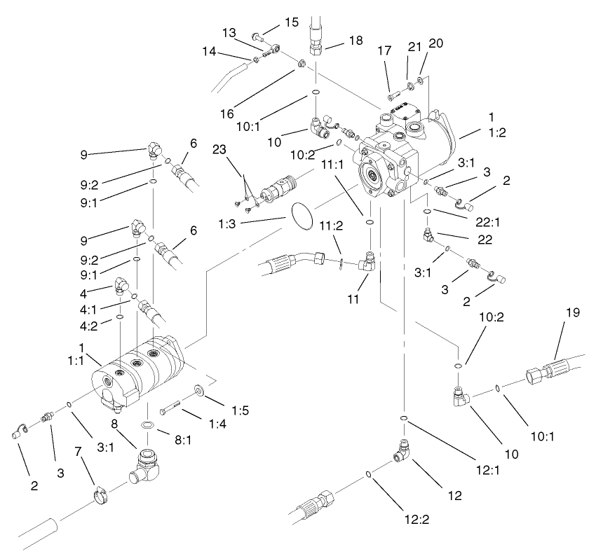Hydraulic Pump Installation Assembly
