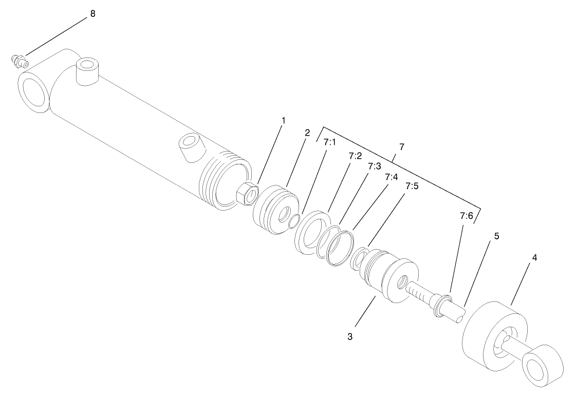 Hydraulic Cylinder Assembly No. 93-2650