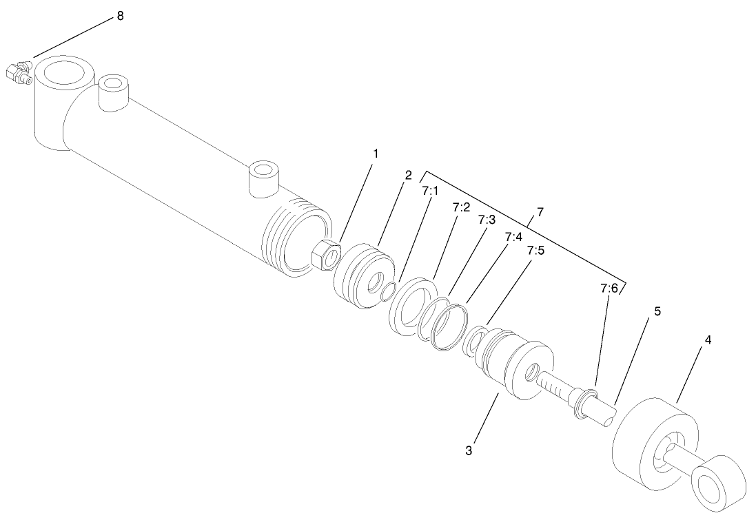 Hydraulic Lift Cylinder Assembly No. 93-2631