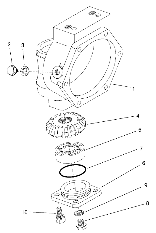 Rear Axle Assembly No. 100-3784 Axle Case Assembly (Continued)