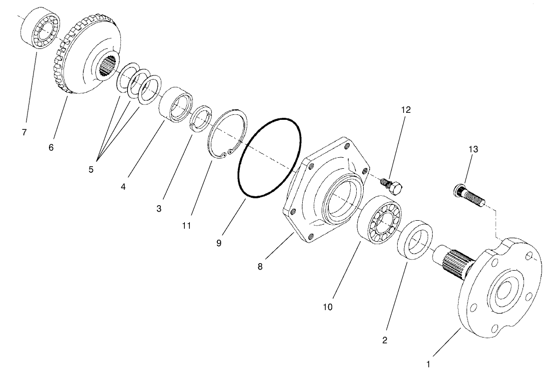 Rear Axle Assembly No. 100-3784 Axle Assembly (Continued)