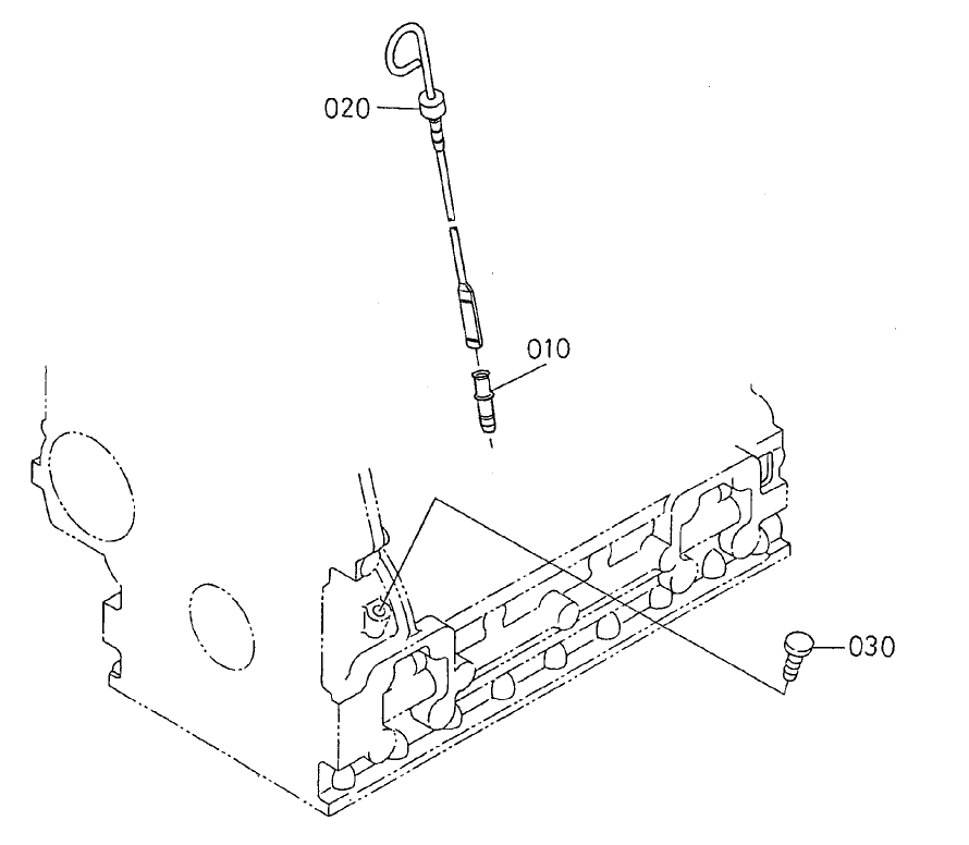 Dipstick and Guide Assembly