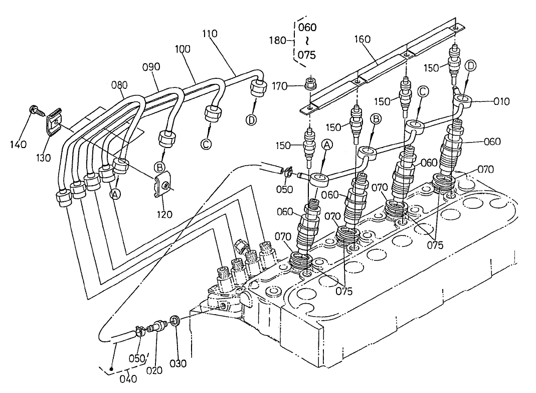 Nozzle Holder and Glow Plug Assembly