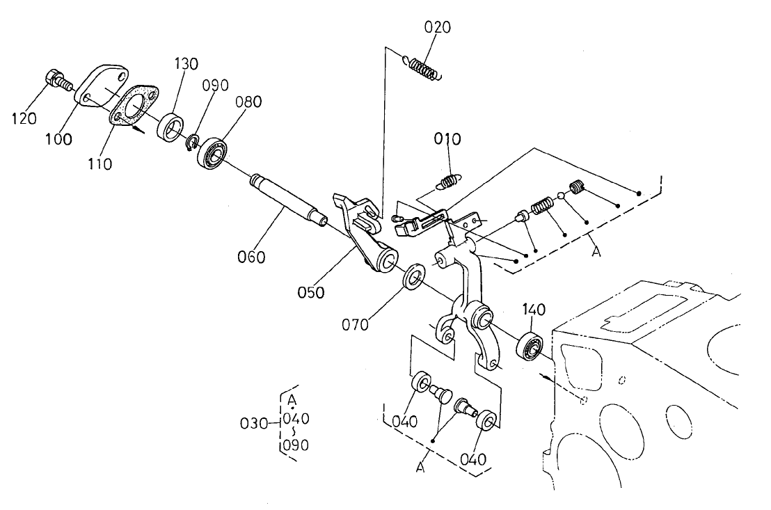 Fork Lever (Governor) Assembly