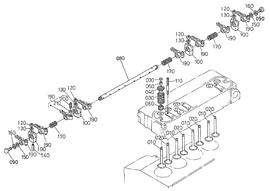 Valve and Rocker Arm Assembly