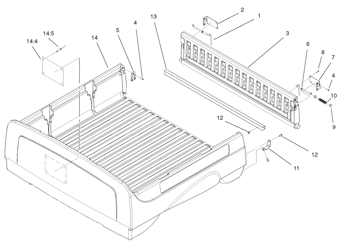 Box and Tailgate Assembly