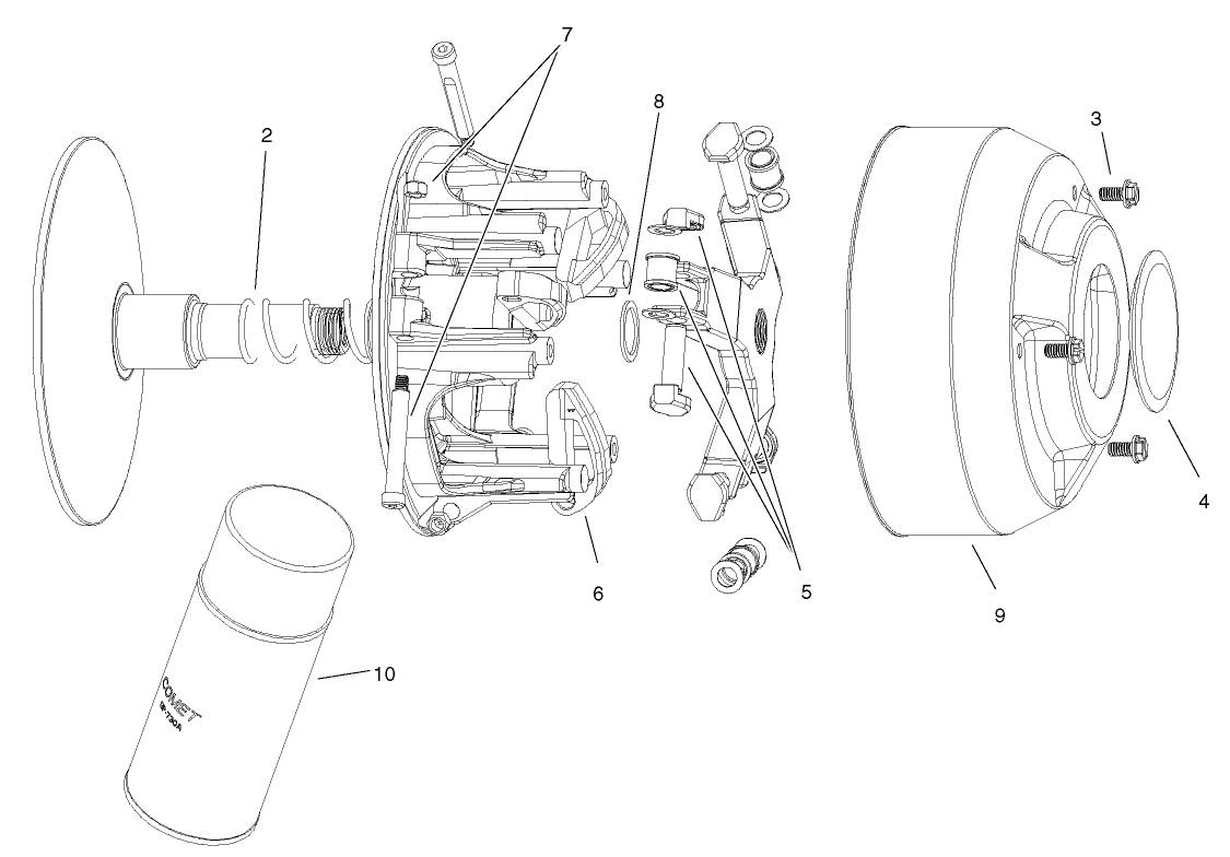 Drive Clutch Assembly No. 99-7939