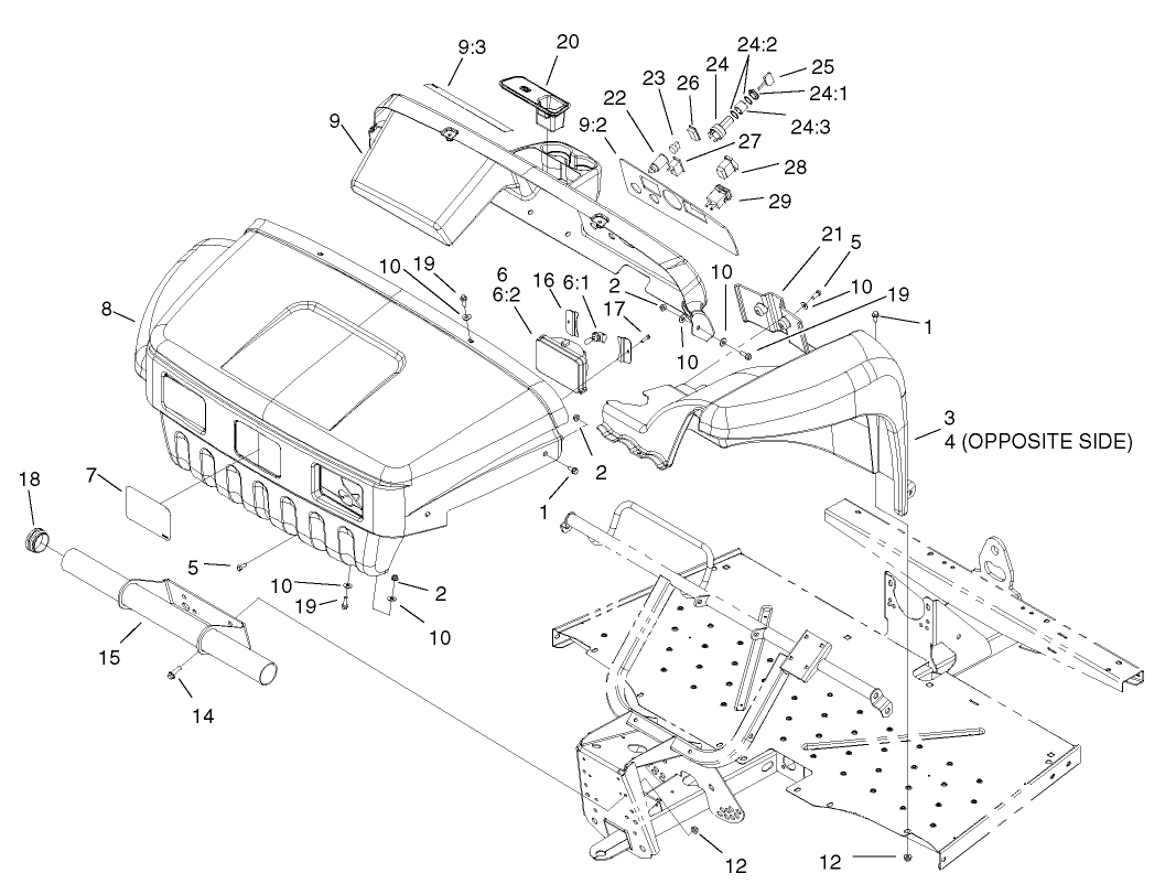 Hood and Fender Assembly