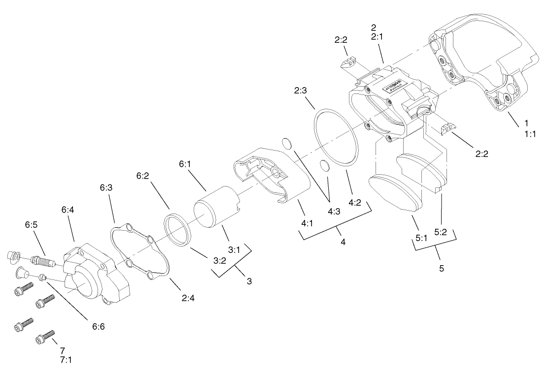 Left Hand Caliper Assembly No. 104-6801