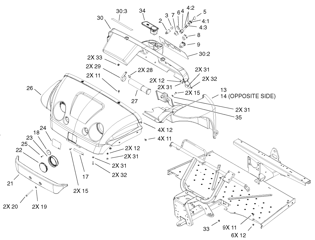 Hood and Fender Assembly