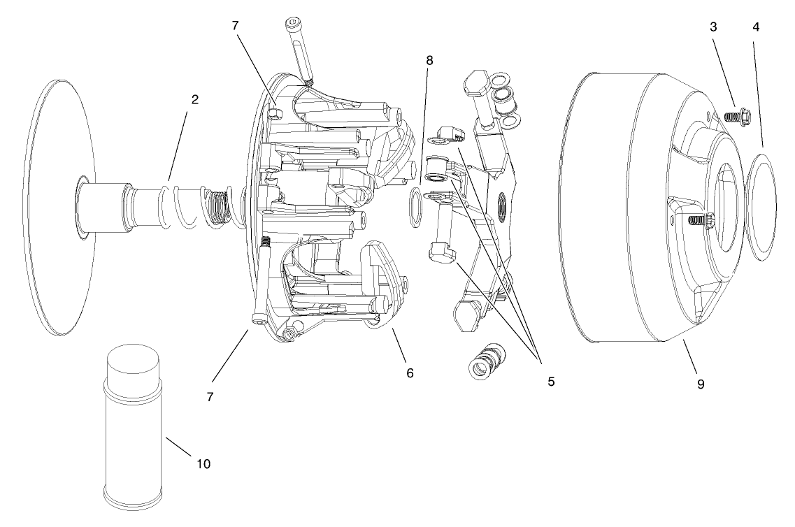 Drive Clutch Assembly No. 99-7145