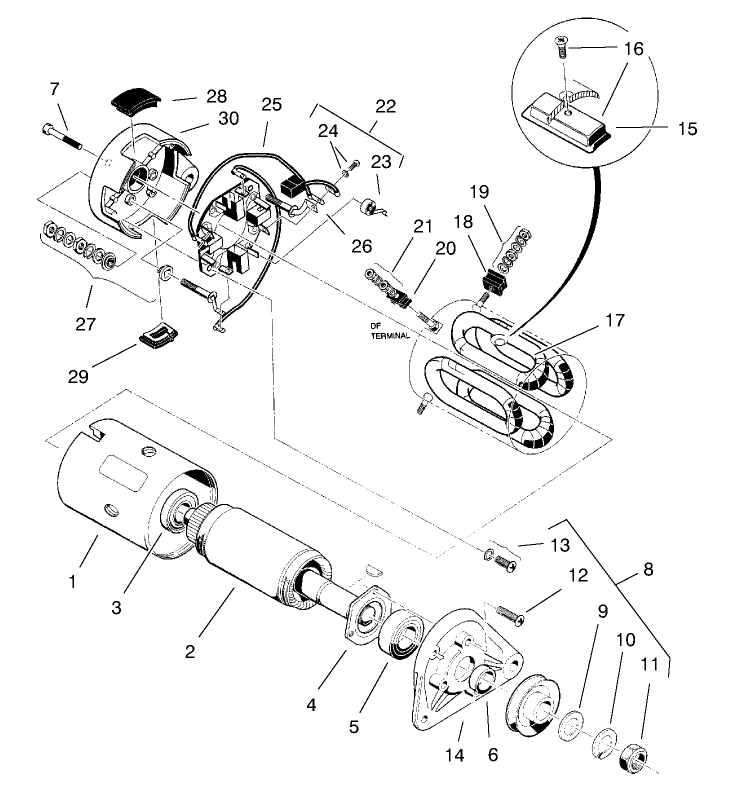 Starter Generator Assembly No. 99-7108