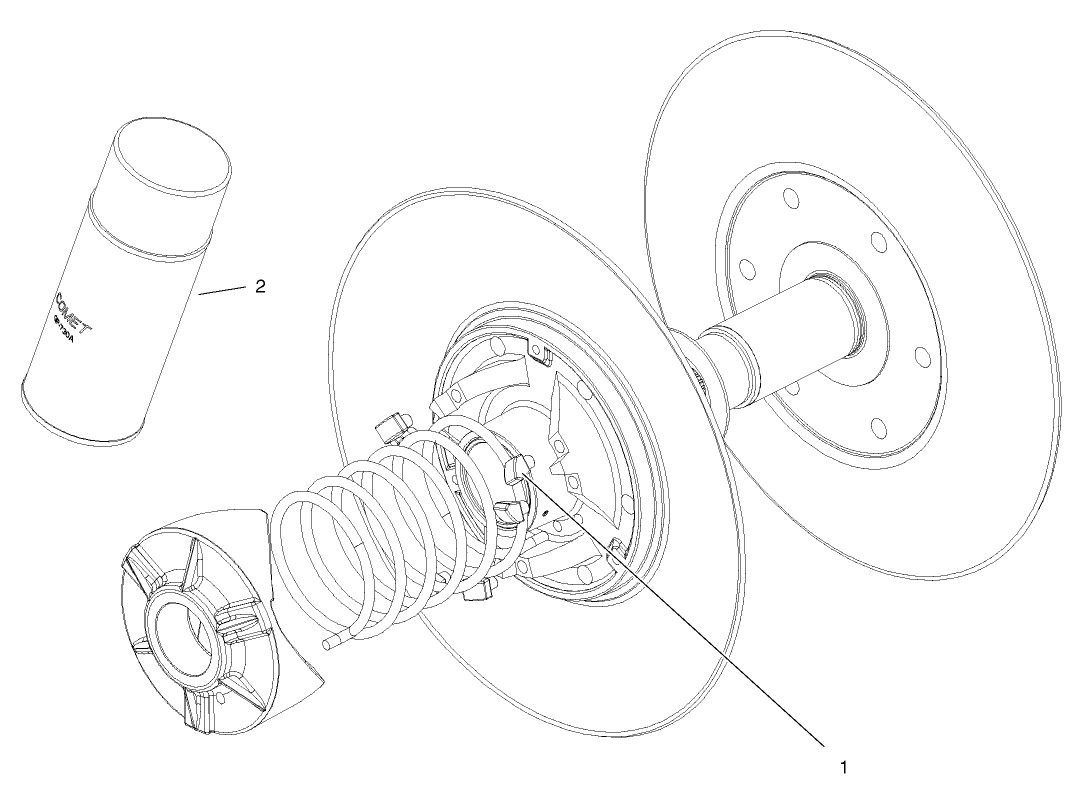 Driven Clutch Assembly No. 99-7104