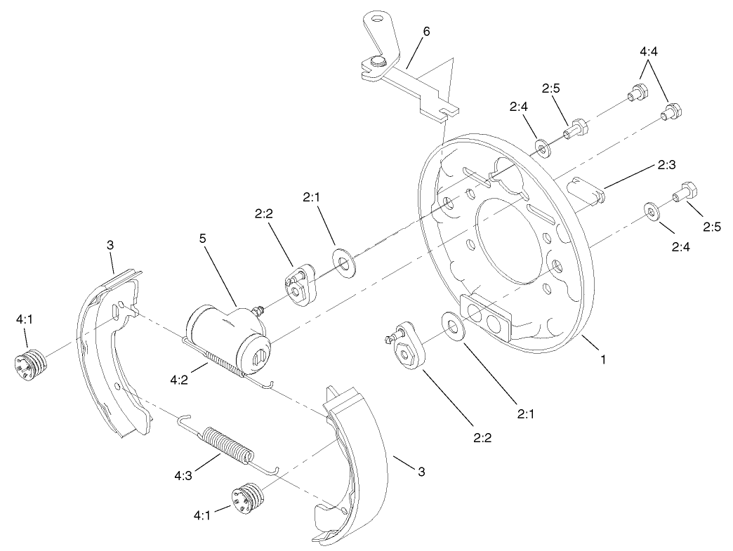 Right Hand Brake Assembly No. 104-6806