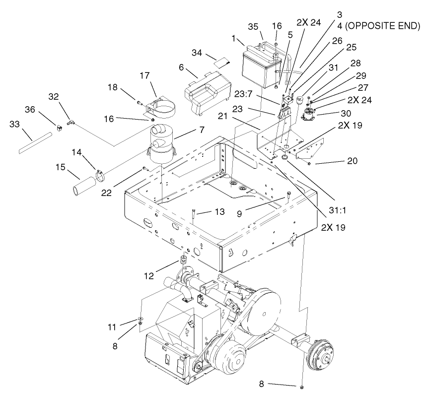 Drivetrain Mount Assembly