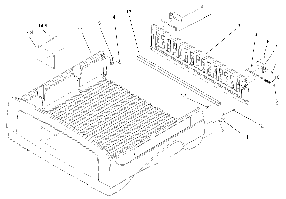Box and Tailgate Assembly
