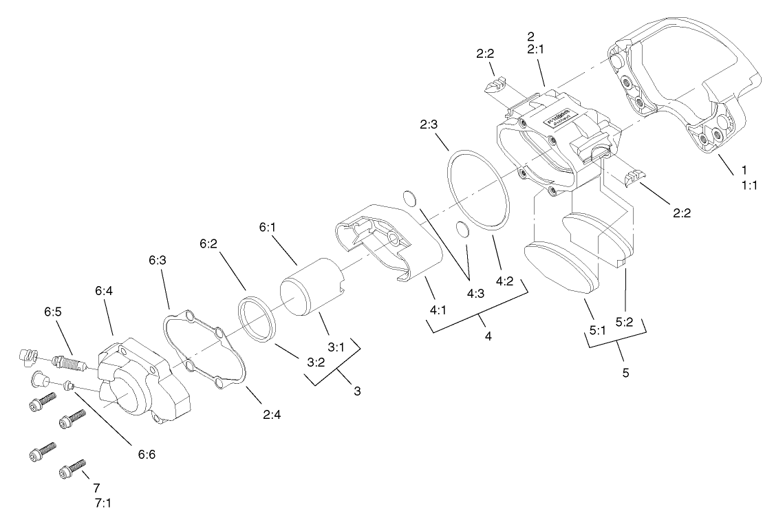 Left Hand Caliper Assembly No. 104-6801