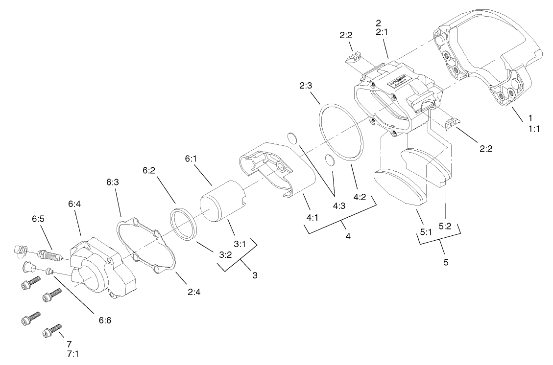 Right Hand Caliper Assembly No. 104-6802