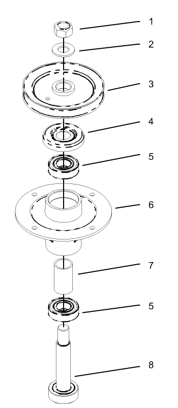 Spindle Assembly No. 106-0786