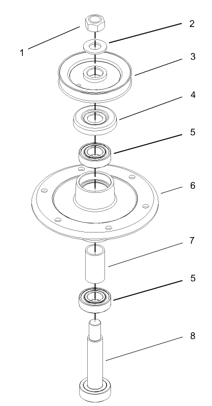 Spindle Assembly No. 106-0787