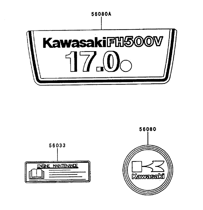 Decals Kawasaki FH500V-AS29