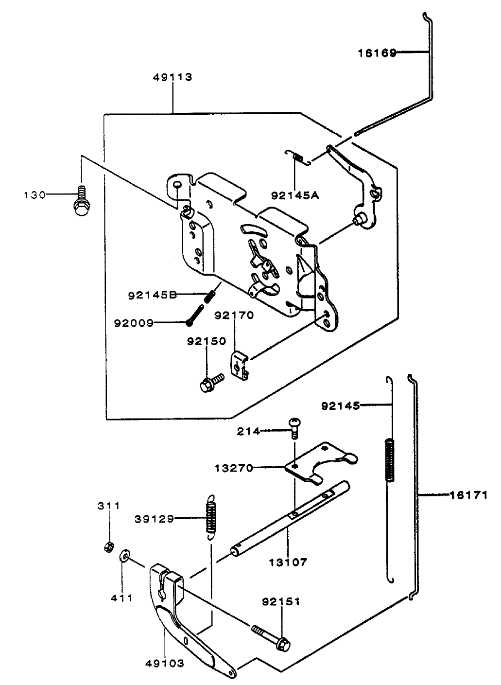 Control Equipment Assembly (Continued) Kawasaki FH500V-AS29