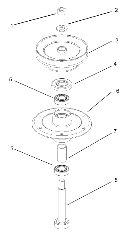 Spindle Assembly No. 106-0785