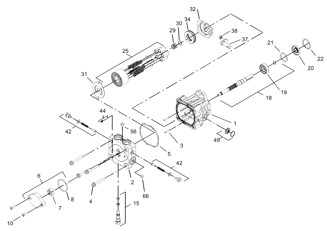 Hydraulic Pump Assembly No. 106-5489