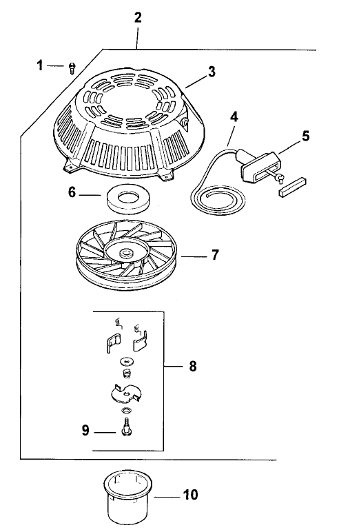Starter Assembly Kohler Model CV15T-41604