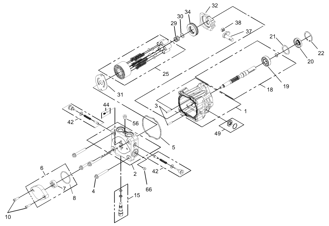 Hydraulic Pump Assembly No. 106-5489