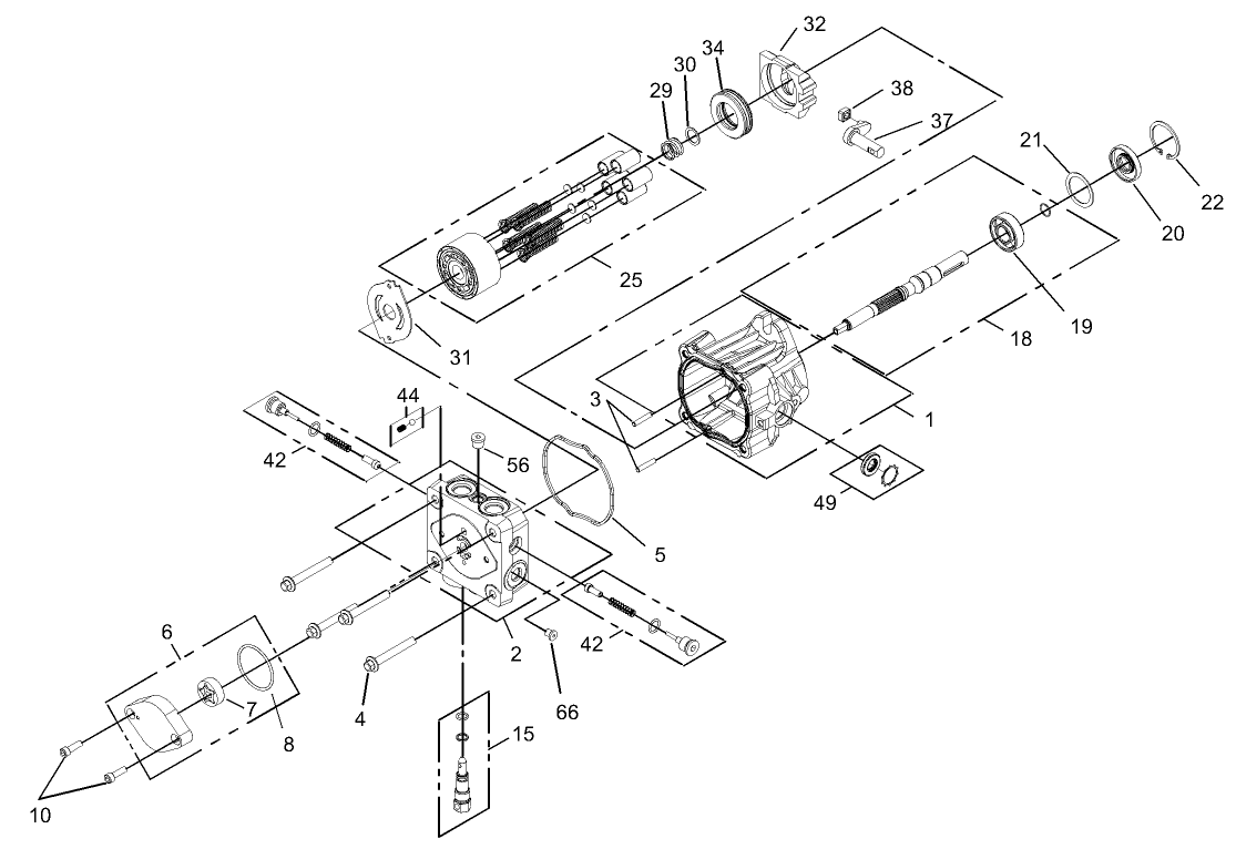 Hydraulic Pump Assembly No. 106-5489