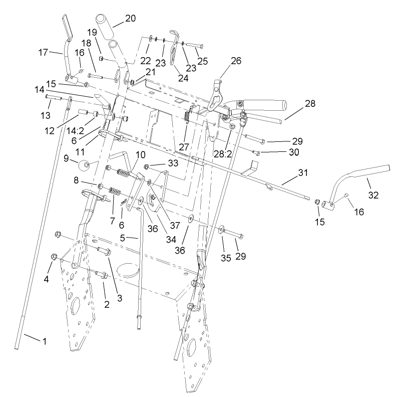Upper Handle Assembly