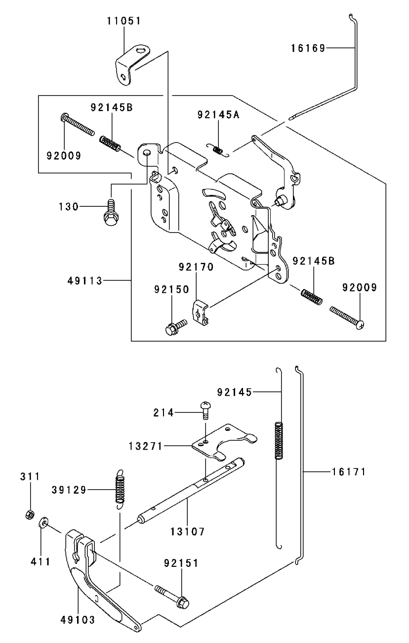 Control Equipment Assembly Kawasaki FH500V-AS30