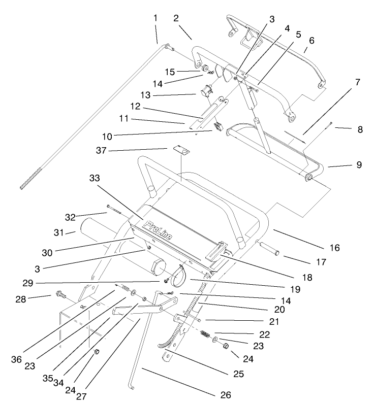 Upper Handle Assembly